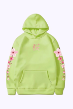 Hoodie Streetwear Sakura Jasozielony