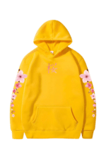 Hoodie Streetwear Sakura Żółty