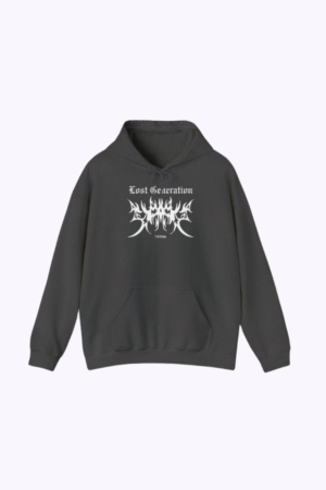 Szary Unisex Hoodie – Lost Generation