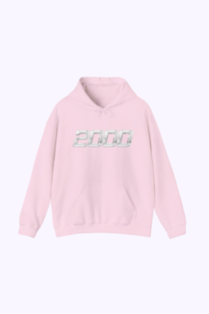 Unisex Hoodie Y2K 2000 Różowy