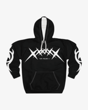 Unisex Pullover Hoodie Y2K Tribal