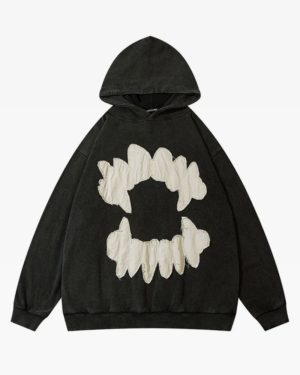 Full Zip Hoodie z kapturem Teeth