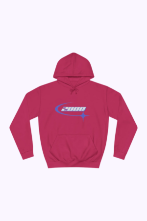 Unisex Hoodie Y2K 2000’s – Magenta