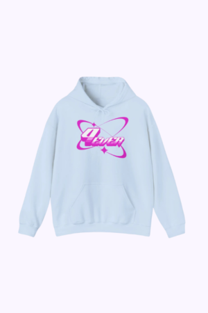 Jasnoniebieski Unisex Hoodie – 4Ever