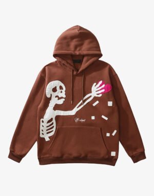 Hoodie z kapturem Y2K Skeleton