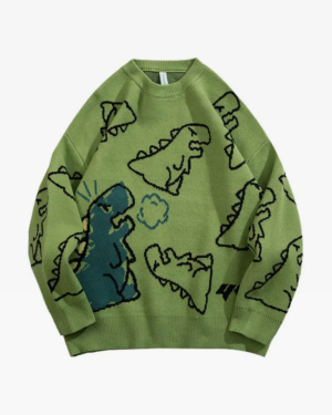 Sweter z dinozaurem