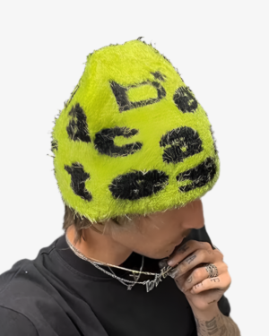 Green Y2K Beanie